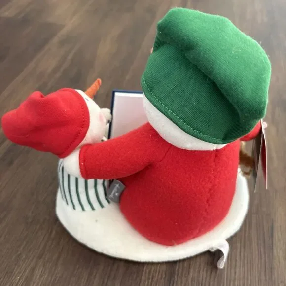2019 HALLMARK STORYTIME SNOWMAN JINGLE PALS NEW TECHNO PLUSH Retro Y2K NWT - Picture 3 of 4